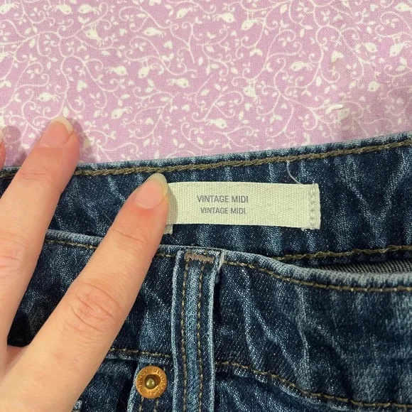 Universal Thread Vintage Midi Jean Shorts - Size 14/32R - Picture 4 of 9